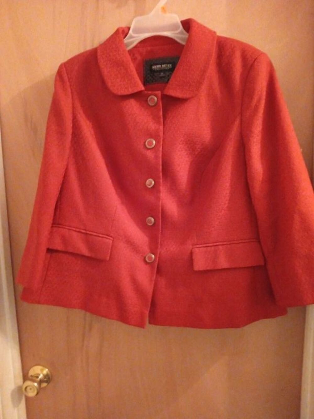 Women's 16W John Meyer vintage burnt orange blazer
